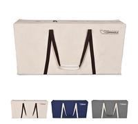 GoSports Estuche de Lona para Cornhole de Grado Profesional, tamaño reglamentario de 4 x 2 pies, Color de Lona Natural