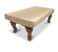 GoSports Funda para Mesa de Billar de Cuero sintético, Impermeable y Resistente al desgarro, Resistente para Interiores y Exteriores, Color marrón