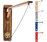 GoSports - Juego de Columpio de Anillo montado en la Pared Hook 21 con Brazo Plegable para Uso en Interior o Exterior