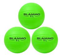 GoSports Slammo - Juego de 3 Pelotas de Repuesto Oficiales, Funciona para Todos los Juegos de Roundnet, Elige Entre tamaño de competición o tamaño XL, Unisex, SL-Balls-XL-3, Verde