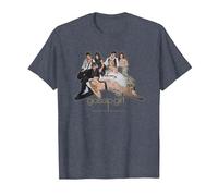 Gossip Girl Group Camiseta, Hombre, Azul Jaspeado, XXL