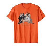 Gossip Girl Group Camiseta, Hombre, Naranja, 3XL