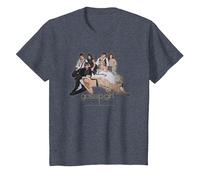 Gossip Girl Group Camiseta, Niños, Azul Jaspeado, 4 años