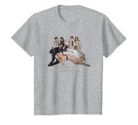 Gossip Girl Group Camiseta, Niños, Gris Jaspeado, 4 años