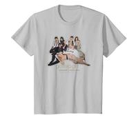 Gossip Girl Group Camiseta, Niños, Plata, 4 años