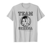 Gossip Girl Team Serena Camiseta, Hombre, Plata, L