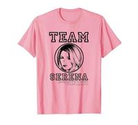 Gossip Girl Team Serena Camiseta, Hombre, Rosado, L