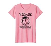 Gossip Girl Team Serena Camiseta, Mujer, Rosado, L