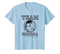 Gossip Girl Team Serena Camiseta, Niños, Azul Bebé, 4 años