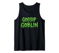 Gossip Goblin Divertido Rumor Chit Chat Jugoso Charla Social Camiseta sin Mangas