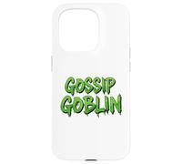 Gossip Goblin Divertido Rumor Chit Chat Jugoso Charla Social Carcasa para iPhone 15 Pro