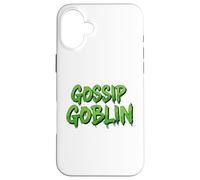 Gossip Goblin Divertido Rumor Chit Chat Jugoso Charla Social Carcasa para iPhone 16 Plus