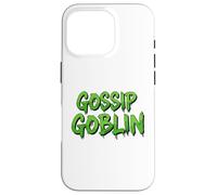 Gossip Goblin Divertido Rumor Chit Chat Jugoso Charla Social Carcasa para iPhone 16 Pro