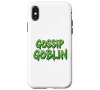 Gossip Goblin Divertido Rumor Chit Chat Jugoso Charla Social Carcasa para iPhone X/XS