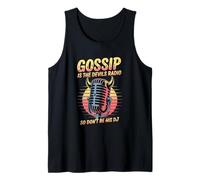 Gossip Is The Devils Radio Así que no seas Dj Camiseta sin Mangas