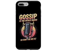 Gossip Is The Devils Radio Así que no seas Dj Carcasa para iPhone 7 Plus/8 Plus