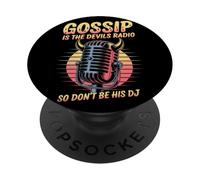 Gossip Is The Devils Radio Así que no seas Dj PopSockets PopGrip Adhesivo