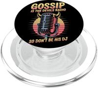 Gossip Is The Devils Radio Así que no seas Dj PopSockets PopGrip para MagSafe