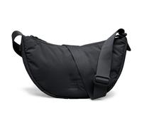GOT BAG Moon Bag | Bolso de hombro de nylon reciclado con media luna | Impermeable Puffy Ruffle Fashion Bandolera con Correa Ajustable, Nube - Negro