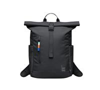 GOT BAG ROLLTOP EASY - Mochila pequeña con ruedas (compartimento para portátil de 14", impermeable, 15 L), Negro
