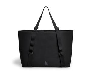 GOT BAG Tote Bag Large | Bolso de Hombro Grande 40L | Bolsa de Deporte y Playa Repelente al Agua con Soporte para Esterilla de Yoga (black)