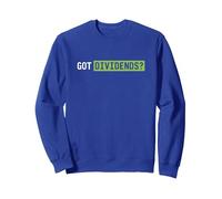 Got Dividends Bolsa Divertida Accionista Inversor Sudadera, Unisex para Adultos, Azul Real, S