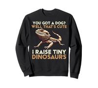 Got Dog I Raise Tiny Dinosaurio Dragón Barbudo Hombres Mujeres Niños Sudadera