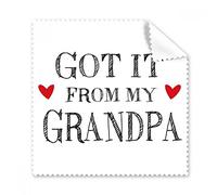 Got It From My Grandpa Grandchildren Grandfather - Limpiador de pantalla (5 unidades)