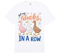 Got My Ducks In A Row Mostly Funny Sarcastic Saying Comfort Colors Adult Heavyweight T-Shirt