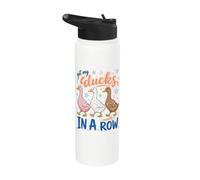Got My Ducks In A Row Mostly Funny Sarcastic Saying Stainless Steel Insulated Water Bottle