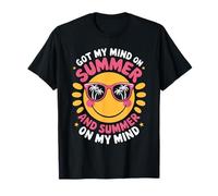 Got My Mind On Summer Relaxed Sun With Sunglasses Playa Camiseta