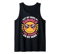 Got My Mind On Summer Relaxed Sun With Sunglasses Playa Camiseta sin Mangas