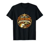 Got My Unicorn Lasso Licencia Equestrian Wrangler Graphic Camiseta