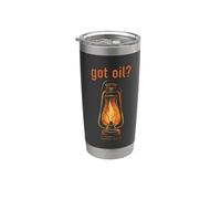 Got Oil? Rapture & Second Coming Matthew 25 Reminder Faith Vaso térmico de acero inoxidable de doble pared