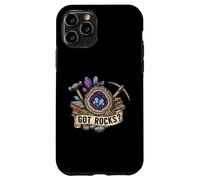 Got Rocks? Geode Crystal Rockhound Geologist Mining Fan Carcasa para iPhone 11 Pro
