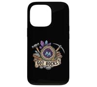 Got Rocks? Geode Crystal Rockhound Geologist Mining Fan Carcasa para iPhone 13 Pro