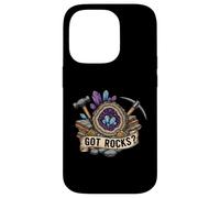 Got Rocks? Geode Crystal Rockhound Geologist Mining Fan Carcasa para iPhone 14 Pro