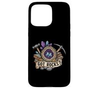 Got Rocks? Geode Crystal Rockhound Geologist Mining Fan Carcasa para iPhone 15 Pro MAX