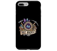 Got Rocks? Geode Crystal Rockhound Geologist Mining Fan Carcasa para iPhone 7 Plus/8 Plus
