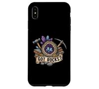 Got Rocks? Geode Crystal Rockhound Geologist Mining Fan Carcasa para iPhone XS MAX