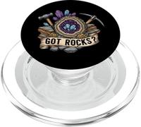 Got Rocks? Geode Crystal Rockhound Geologist Mining Fan PopSockets PopGrip para MagSafe