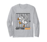 Got Too Silly Animal Lover Pun Humor Funny Goose Manga Larga