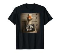 Got Too Silly Funny Goose Mugshot Camiseta