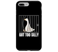 Got Too Silly Funny Goose Pun Humor Men Women Carcasa para iPhone 7 Plus/8 Plus