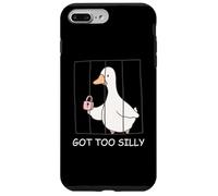 Got Too Silly Funny Goose Pun Humor Men Women Carcasa para iPhone 7 Plus/8 Plus