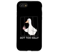 Got Too Silly Funny Goose Pun Humor Men Women Carcasa para iPhone SE (2020) / 7 / 8