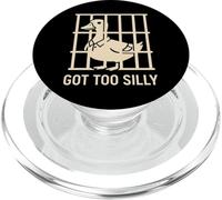 Got Too Silly Funny Goose Pun Humor para los amantes de los animales PopSockets PopGrip para MagSafe