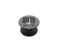 Got Too Silly Goose Funny Vintage Humor Men Women PopSockets PopGrip Adhesivo