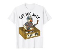 Got Too Silly Penalty Box Divertido Ganso Camiseta