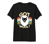Got Wool Retro Organic Farming Lover Ovejas Y Cabras Camiseta Premium